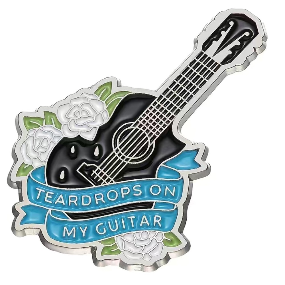 NEW! Taylor Swift Swiftie Teardrops On My Guitar Pin Brooch Enamel